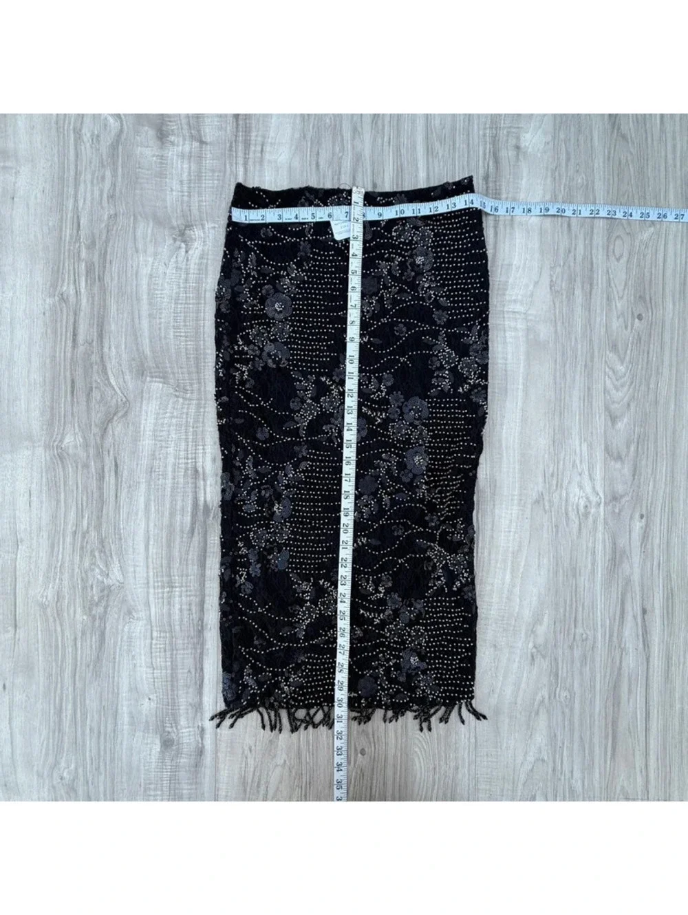 Fashion Nova Dark Hours Embellished Midi Skirt Set